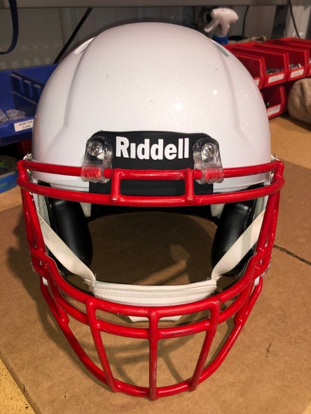 USED RIDDELL SPEED ADULT HELMET - MEDIUM - METALLIC WHITE