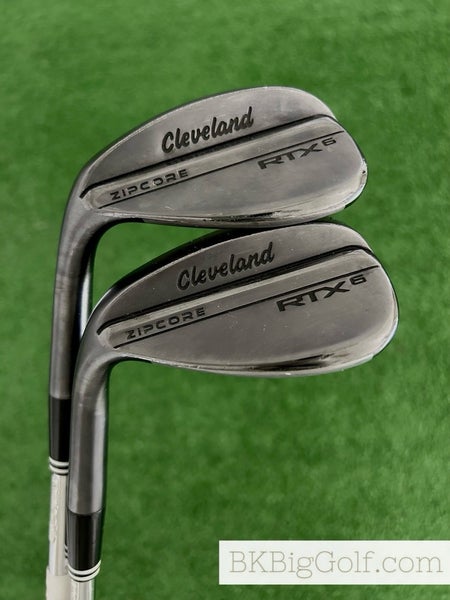 LH Cleveland RTX-6 Black 2 Wedge Set (54 & 58 Degrees)