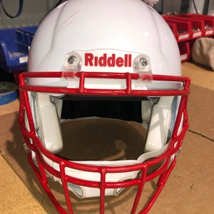 USED RIDDELL SPEED ADULT HELMET - MEDIUM - METALLIC WHITE