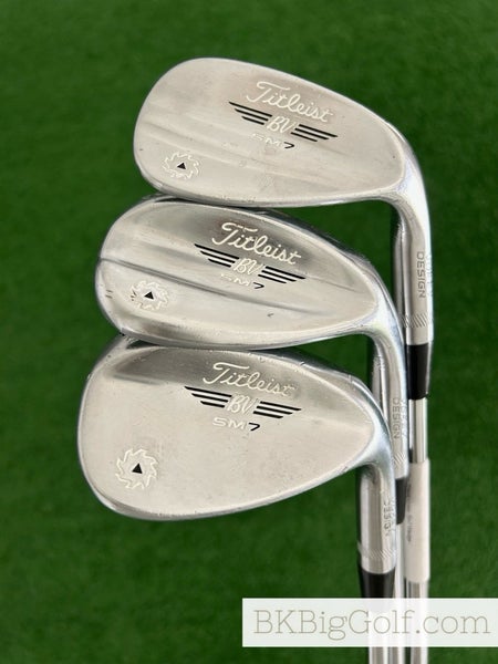 Titleist Vokey SM7 Chrome 3 Wedge Set (50, 56, & 60 Degrees)
