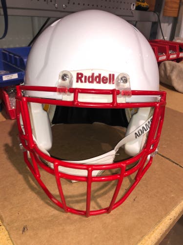 USED RIDDELL SPEED ADULT HELMET - XL - METALLIC WHITE