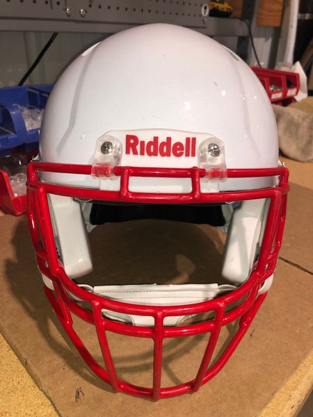 USED RIDDELL SPEED ADULT HELMET - XL - METALLIC WHITE
