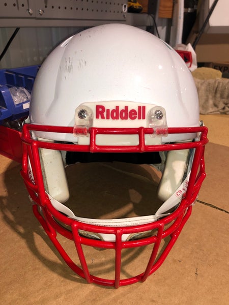 USED RIDDELL SPEED ADULT HELMET - XL - METALLIC WHITE