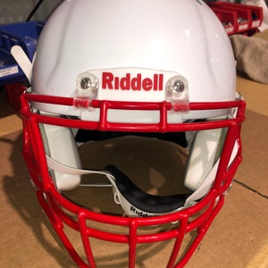 USED RIDDELL SPEED ADULT HELMET - XL - METALLIC WHITE