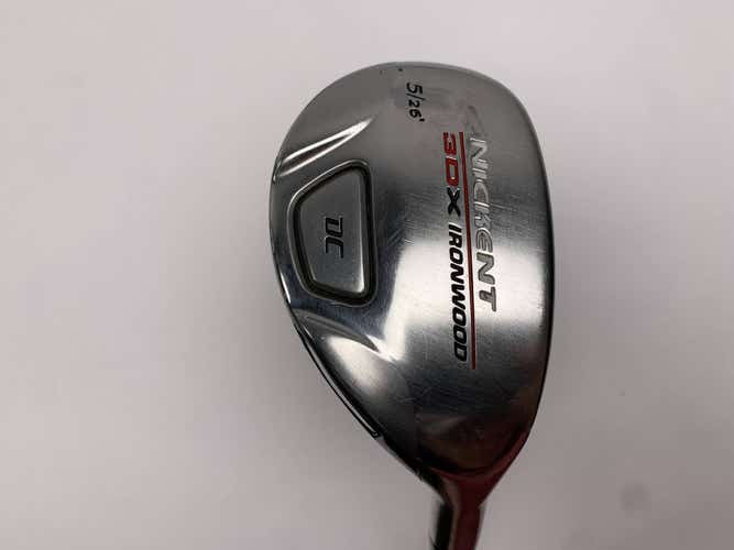 Nickent 3DX Ironwood DC 5 Hybrid 26* UST SR2 85g Stiff Graphite Mens RH