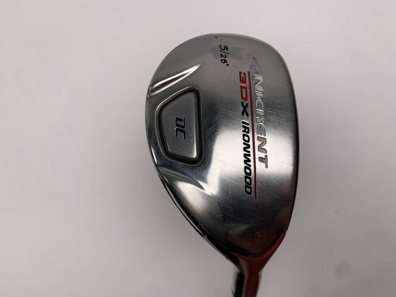 Nickent 3DX Ironwood DC 5 Hybrid 26* UST SR2 85g Stiff Graphite Mens RH