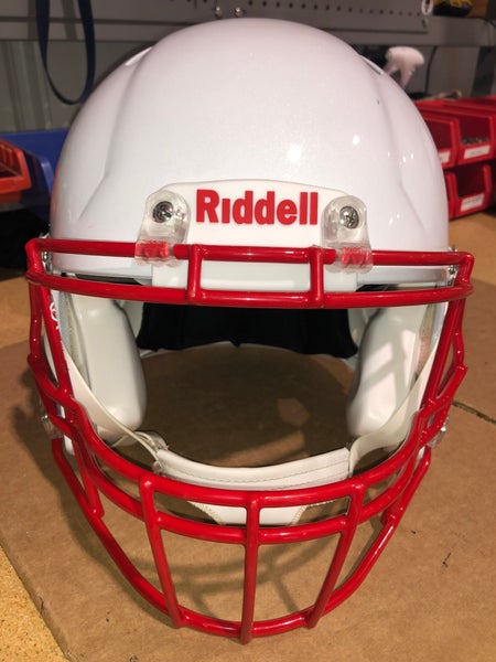 USED RIDDELL SPEED ADULT HELMET - MEDIUM - METALLIC WHITE