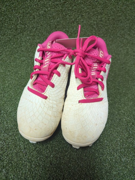 Pink Kid's 1Y (Big Kids / Youth) Under Armour Mid Top (Used)(2204)