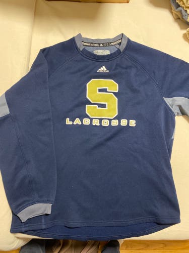 Navy Blue Salesianum Lacrosse Crew Neck