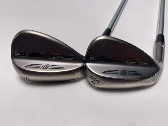 Titleist Vokey SM10 Nickel Wedge Set 54* 12 | 58* 10 LZ 6.0 120g Stiff LH