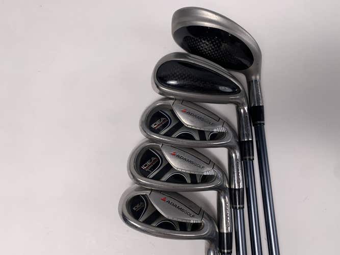 Adams Hybrid Irons Iron Set 5H 7-9+SW Aldila Idea Tech OS Senior Graphite RH