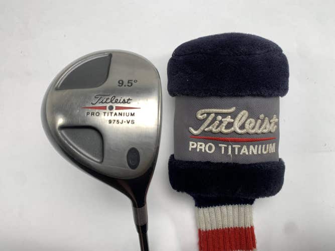 Titleist 975 JVS Driver 9.5* UltraLight 60g Stiff RH HC Midsize Grip