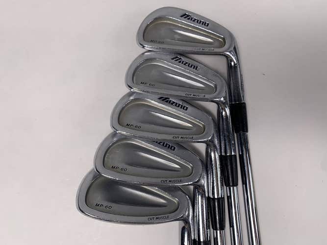 Mizuno MP 60 Iron Set 6-PW True Temper Dynamic Gold S300 Stiff Steel Mens RH
