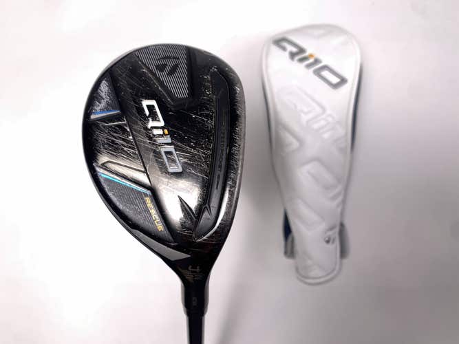 TaylorMade Qi10 4 Hybrid 22* Fujikura Ventus Blue TR HB 7-S Stiff RH HC