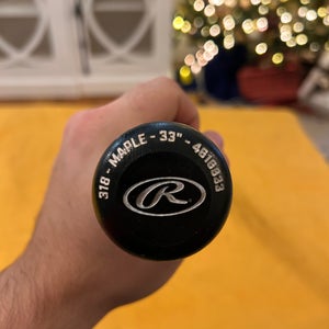 Rawlings 318 Maple Bat (-3) 30 oz 33" (Used)