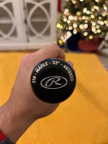 Rawlings 318 Maple Bat (-3) 30 oz 33" (Used)