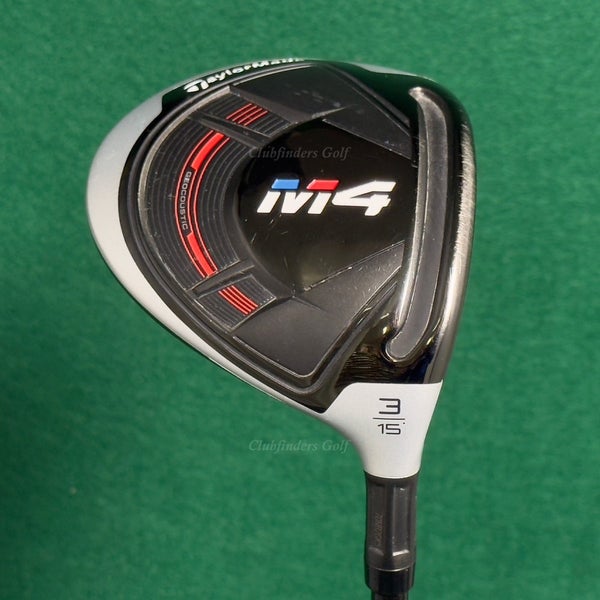 TaylorMade M4 15 Fairway 3 Wood Fujikura Atmos FW 5R Graphite Regular w/HC
