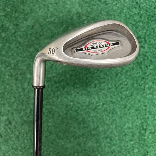Callaway Big Bertha 2002 50 Gap Wedge Men's LEFT Hand Regular Flex Graphite