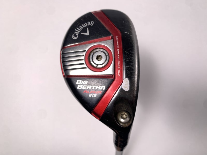 Callaway Big Bertha Alpha 815 3 Hybrid 18* Fujikura Speeder 865 Stiff Mens RH