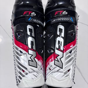 Junior CCM JetSpeed FT6 12" Shin Pads (Used)