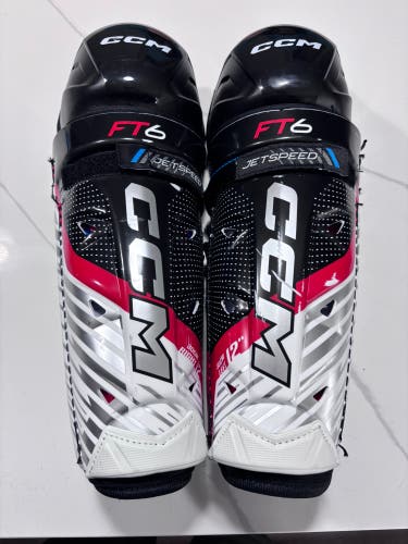Junior CCM JetSpeed FT6 12" Shin Pads (Used)