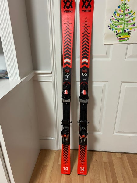 Volkl Racetiger GS 148 cm Racing Skis With Bindings (Used)