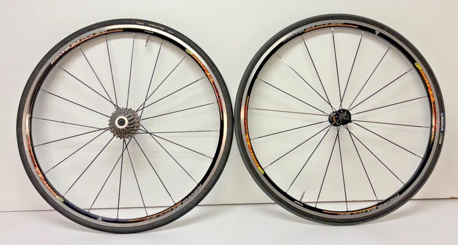 Mavic Ksyrium Equipe 10-Speed 20/18-Bladed Spoke Aluminum 700C Wheelset +Tires