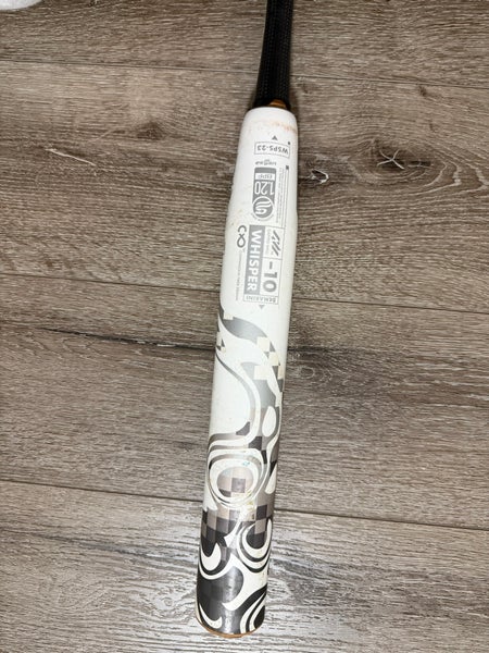 2023 DeMarini Whisper Composite Bat (-10) 21 oz 31" (Used)