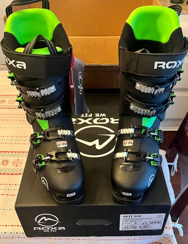 Mondo 26 & 26.5 Men's Roxa All Mountain R/Fit 100 GW Ski Boots Medium Flex (New) 2025