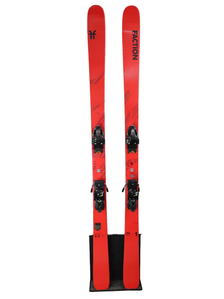 NEW 2024 Faction Agent 1 Skis 186cm w/ Fischer R16 Race Bindings