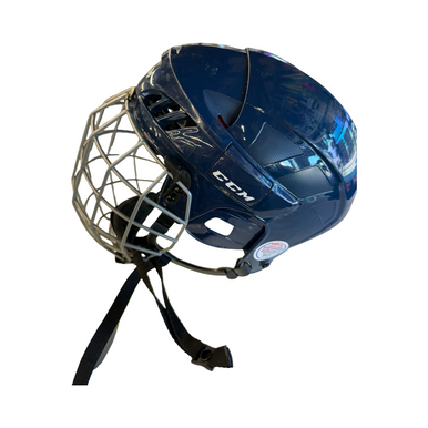 Used CCM 50 Helmet Cage Combo Navy Blue LG 10299-S000303750