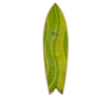 Used Global Surf Lab Twin Fin Fish Surfboard 6Ft 10299-S000303745