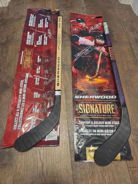 Set of 2 Youth Sherwood 2025 Mystery Minis Right Handed Hockey Stick Less Than 30 Flex (New)