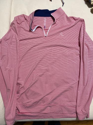 Red/white striped Rhoback Q-Zip (lightweight)