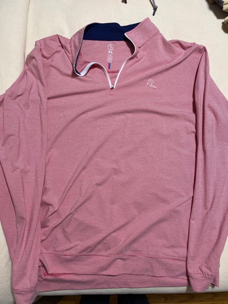 Red/white striped Rhoback Q-Zip (lightweight)