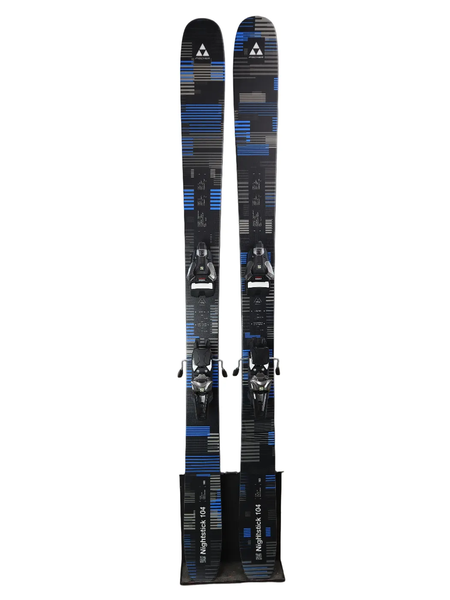 NEW 2025 Fischer Nightstick 104 Skis 180cm w/ Atomic Strive 14 GW Bindings