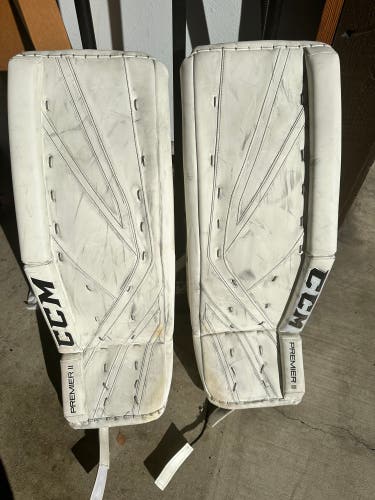 34" CCM Premier II Pro Goalie Leg Pads (Used)