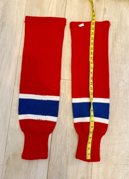 Hockey Player Socks - Montreal Colors