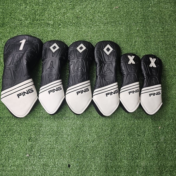 Ping Limited Edition Core Headcover 6pc Set Driver Woods Hybrids 3W 5W 7W 3H 4H