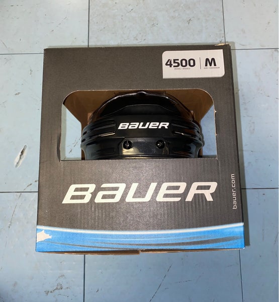 New Bauer 4500 Helmet Medium Black CERTIFIED