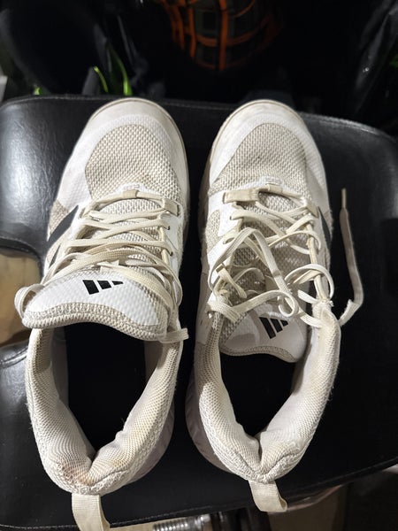 White Men's Size M 10.0 (W 11.0) Adult Adidas Alphabounce Shoes (Used)