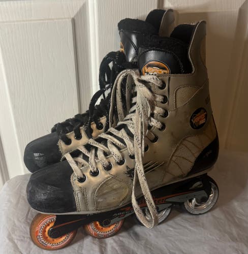 BAUER VAPOR PRO AGILITY INLINE ROLLER HOCKEY SKATES TUUK SHIFTER SKATE SIZE US 10R