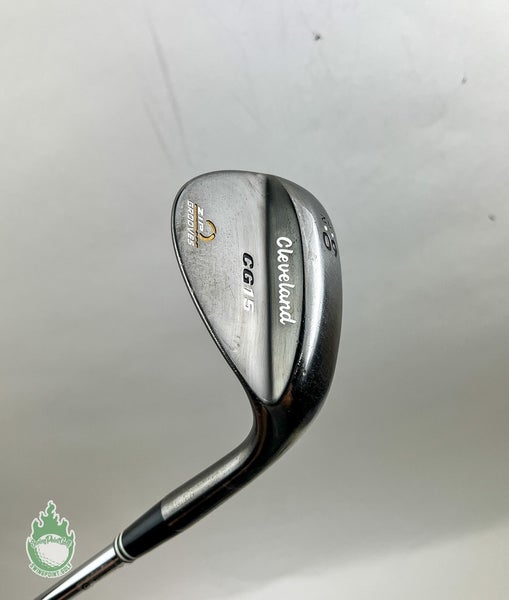 Used RH Cleveland CG15 Zip Grooves Two Dot Wedge 60-12* Wedge Steel Golf Club