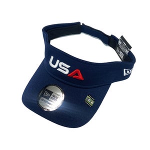 NEW 2025 Men's New Era Ryder Cup Navy Adjustable Golf Visor