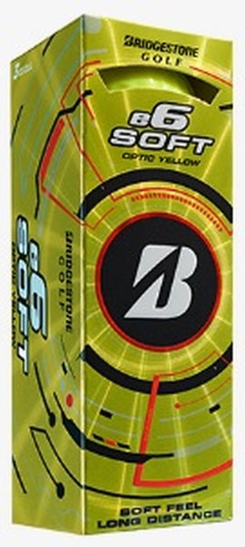 Bridgestone e6 Soft Golf Balls (Yellow,3pk) 1 Sleeve 2025 NEW