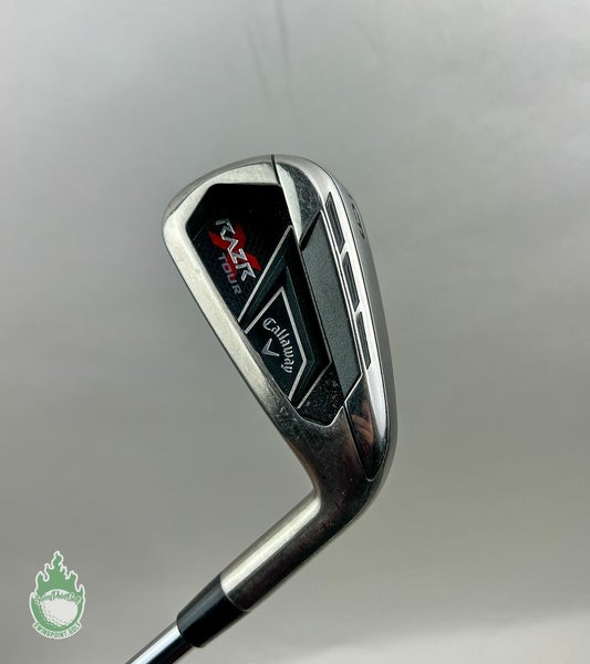 Used Right Handed Callaway RAZR X Tour 6 Iron S300 Stiff Flex Steel Golf Club