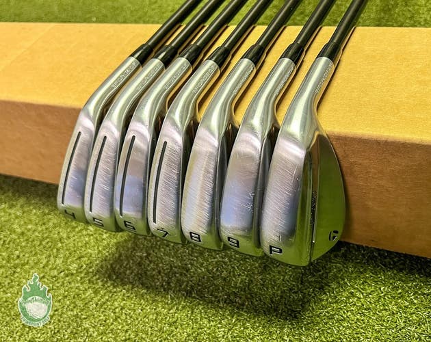 Used RH 2025 TaylorMade P-790 Irons 4-PW 65g Regular Flex Graphite Golf Set