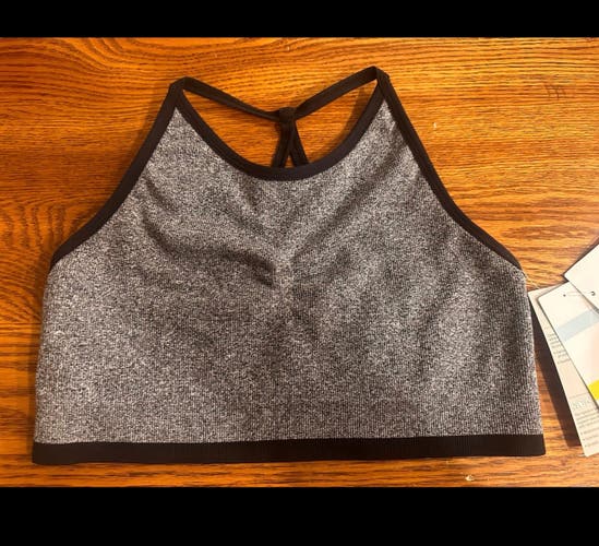 Zella sports bra Gray Large 10/12 Girls (New)