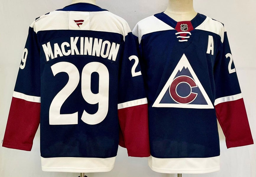 Men's Colorado Avalanche Nathan MacKinnon 29 Jersey szie 54