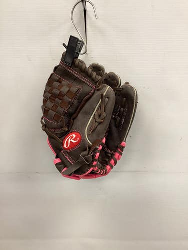 Used Rawlings FASTPITCH RH Throw Fastpitch Gloves Brown 10 1/2" 11851-S000041070